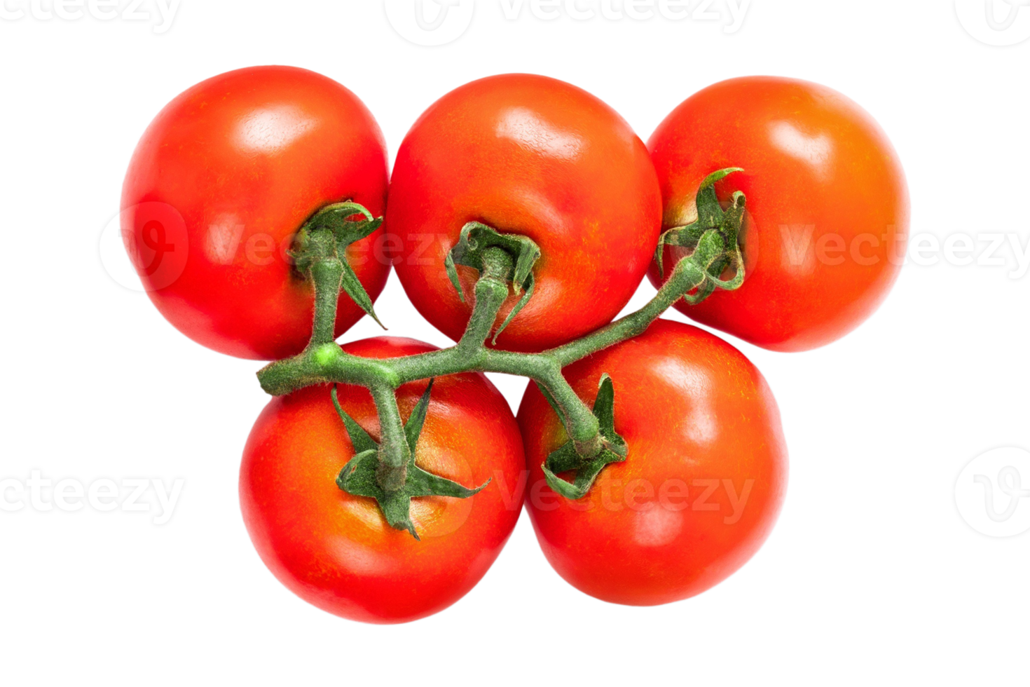 Vegetables cherry tomatoes isolated on a transparent background png