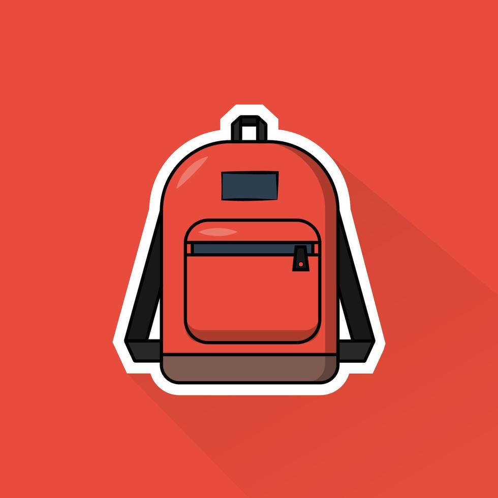 Illustration of Bag in Flat Design vector