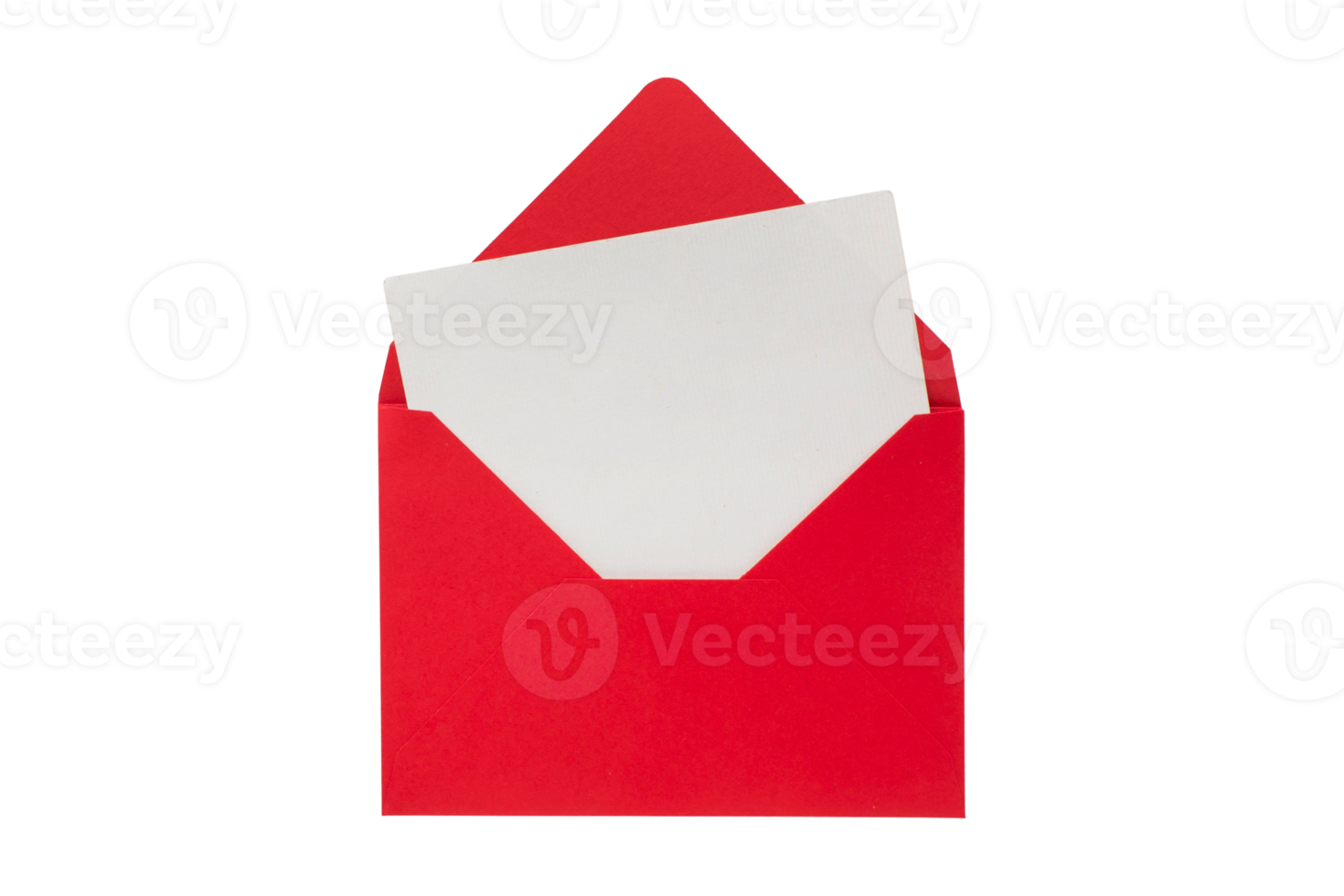 vermelho envelope isolado em uma transparente fundo png