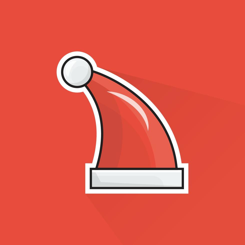 illustration-of-santa-hat-in-flat-design-21938809-vector-art-at-vecteezy