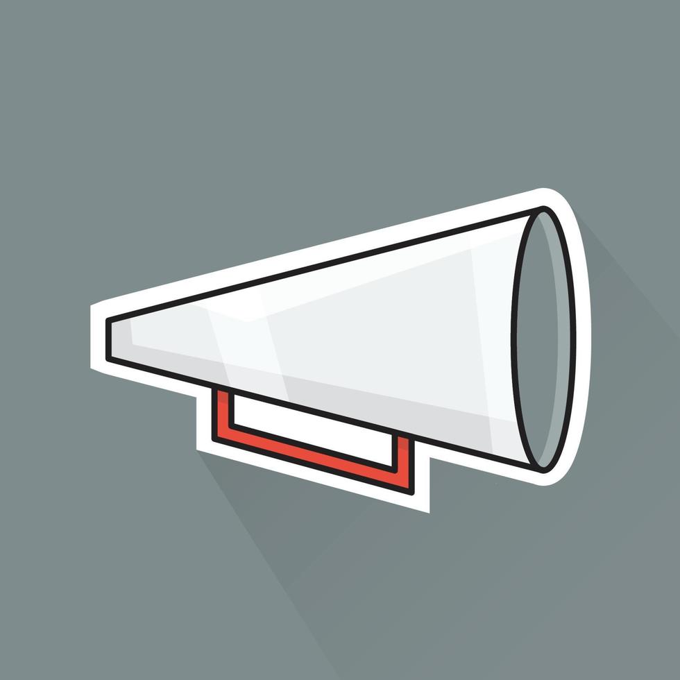 Illustration of Director Megaphone in Flat Design vector