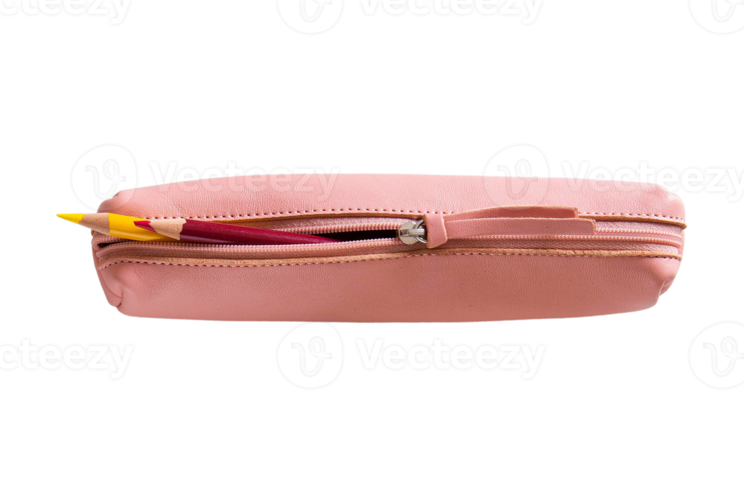 Pink pen case isolated on a transparent background png