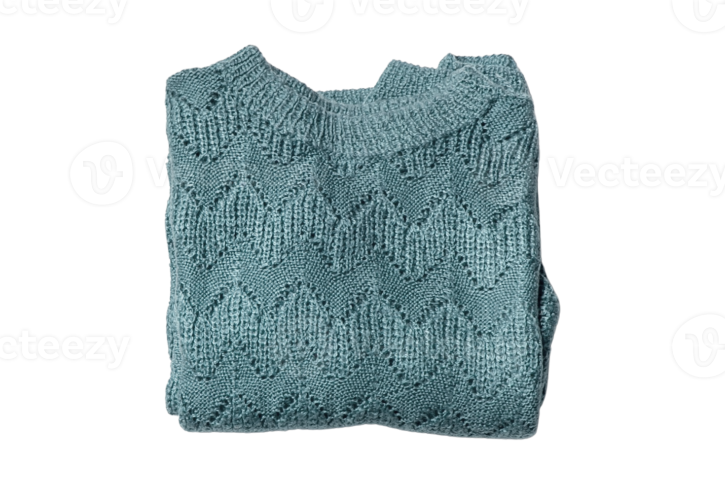 Blue sweater isolated on a transparent background png