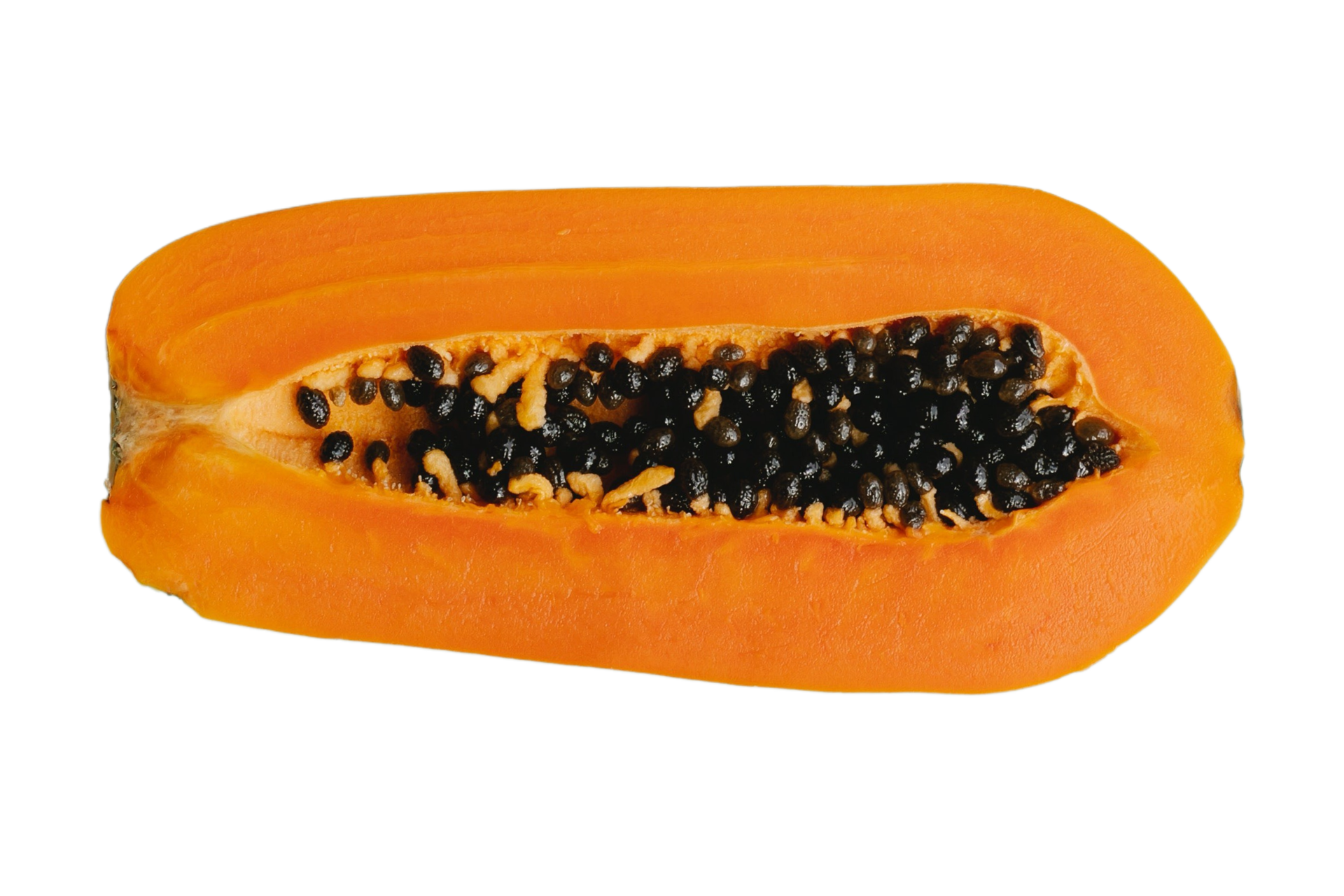 Half papaya fruit isolated on a transparent background 21938984 PNG