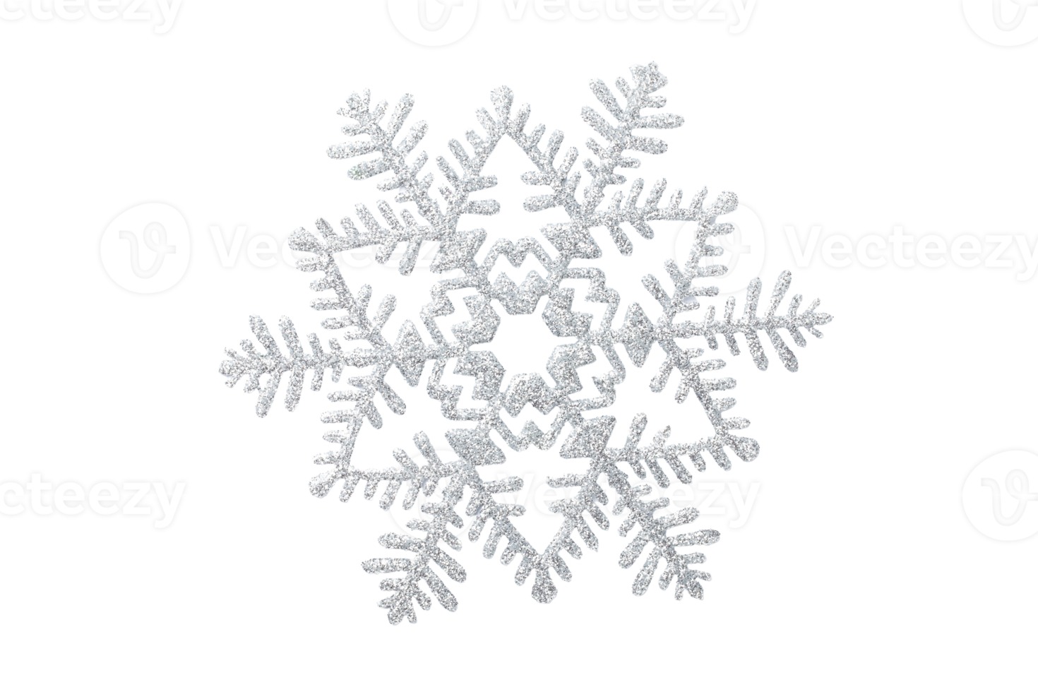 Weiß Schneeflocke isoliert auf ein transparent Hintergrund png