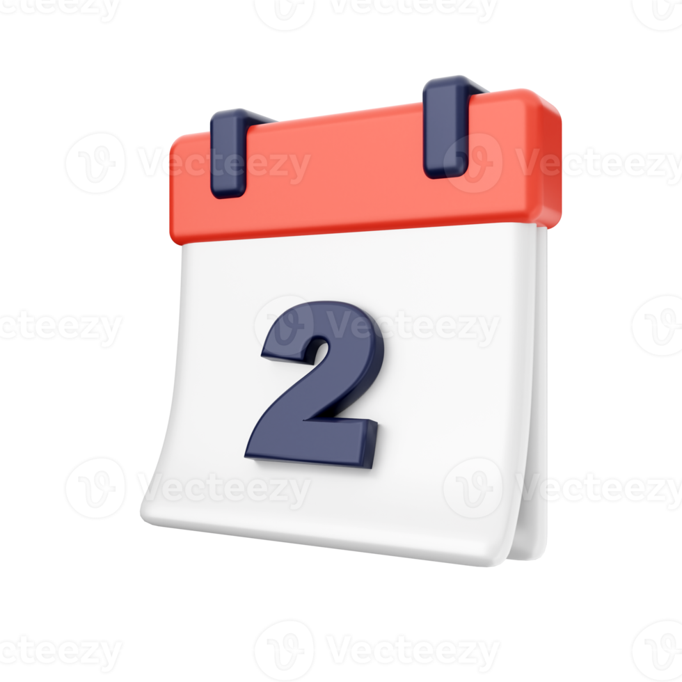 3d calendar icon illustration png