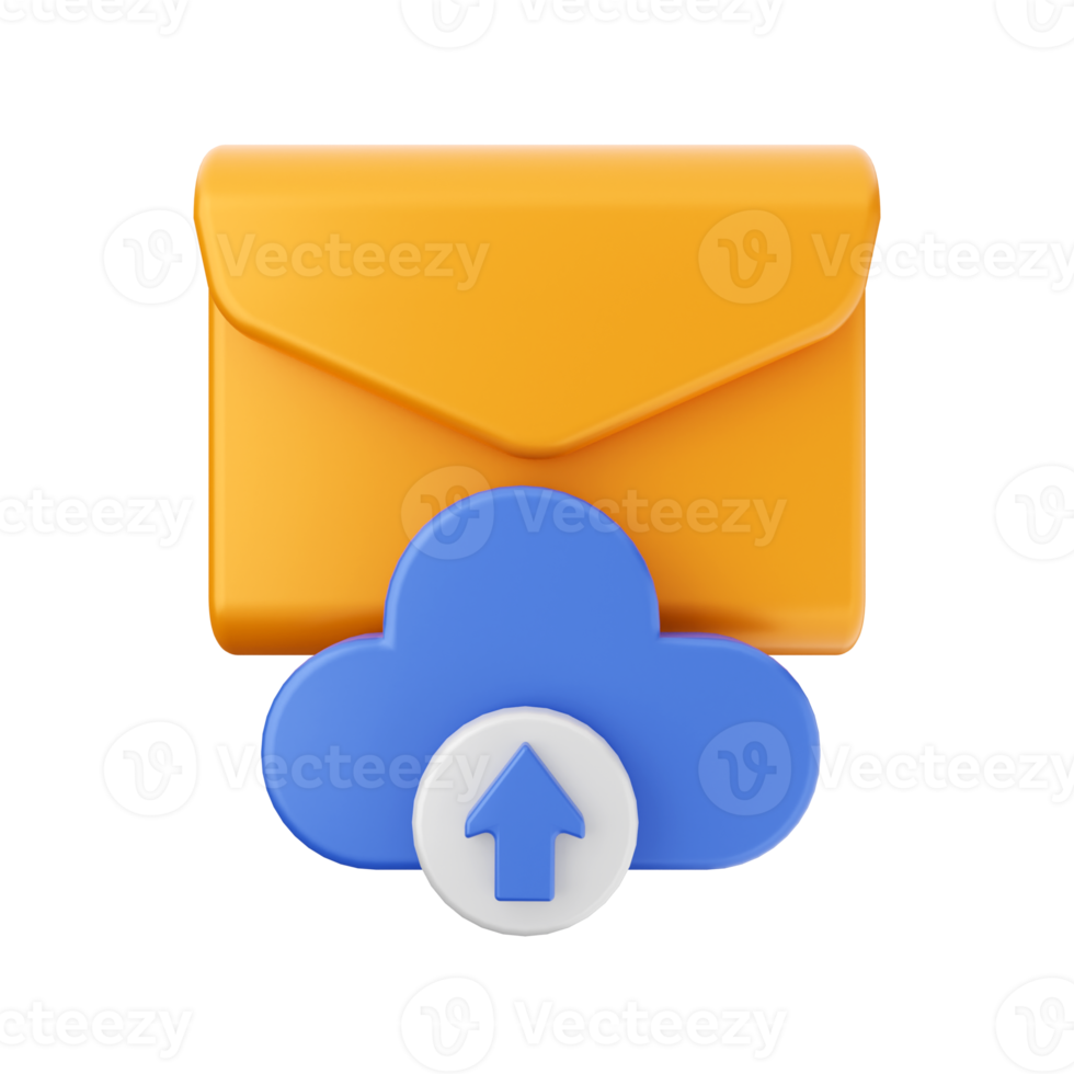 3d mail email message envelope png