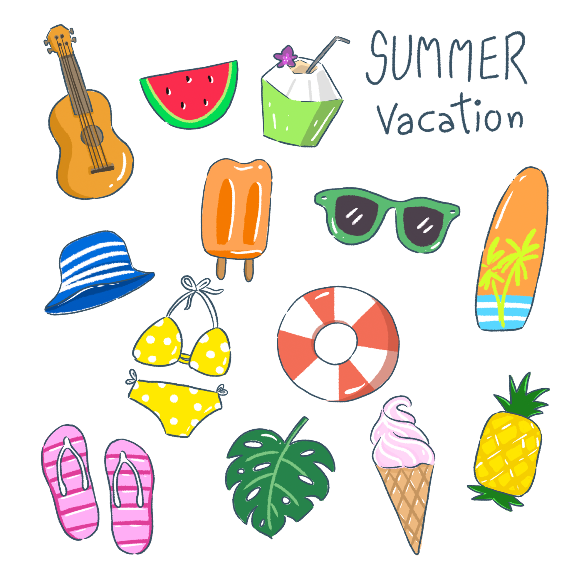 Amazing Drawing Ideas For Summer Vacation - Kids Art & Craft