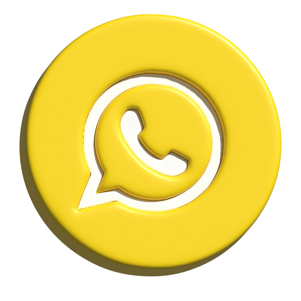 2d icon of whatsapp logo 21939092 PNG