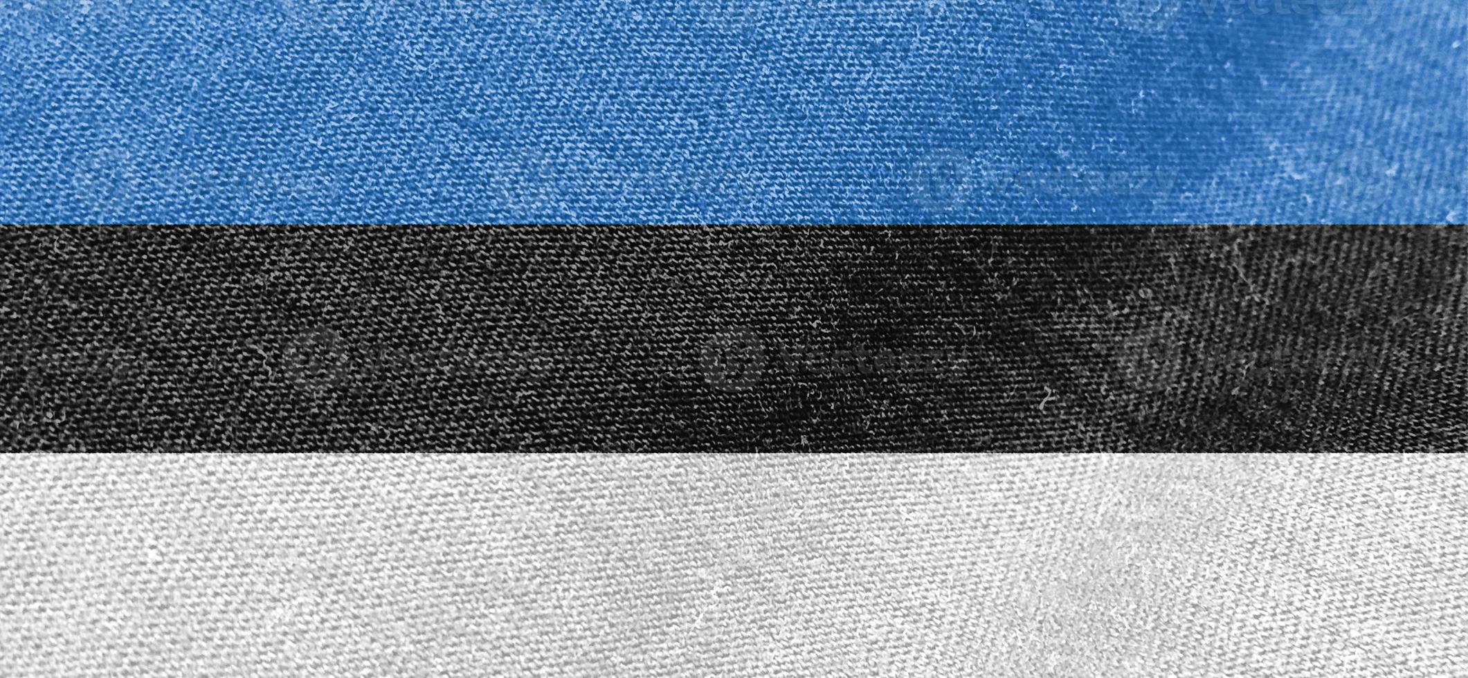 Estonia fabric flag cotton material wide flags wallpaper colored fabric Estonia flag background photo