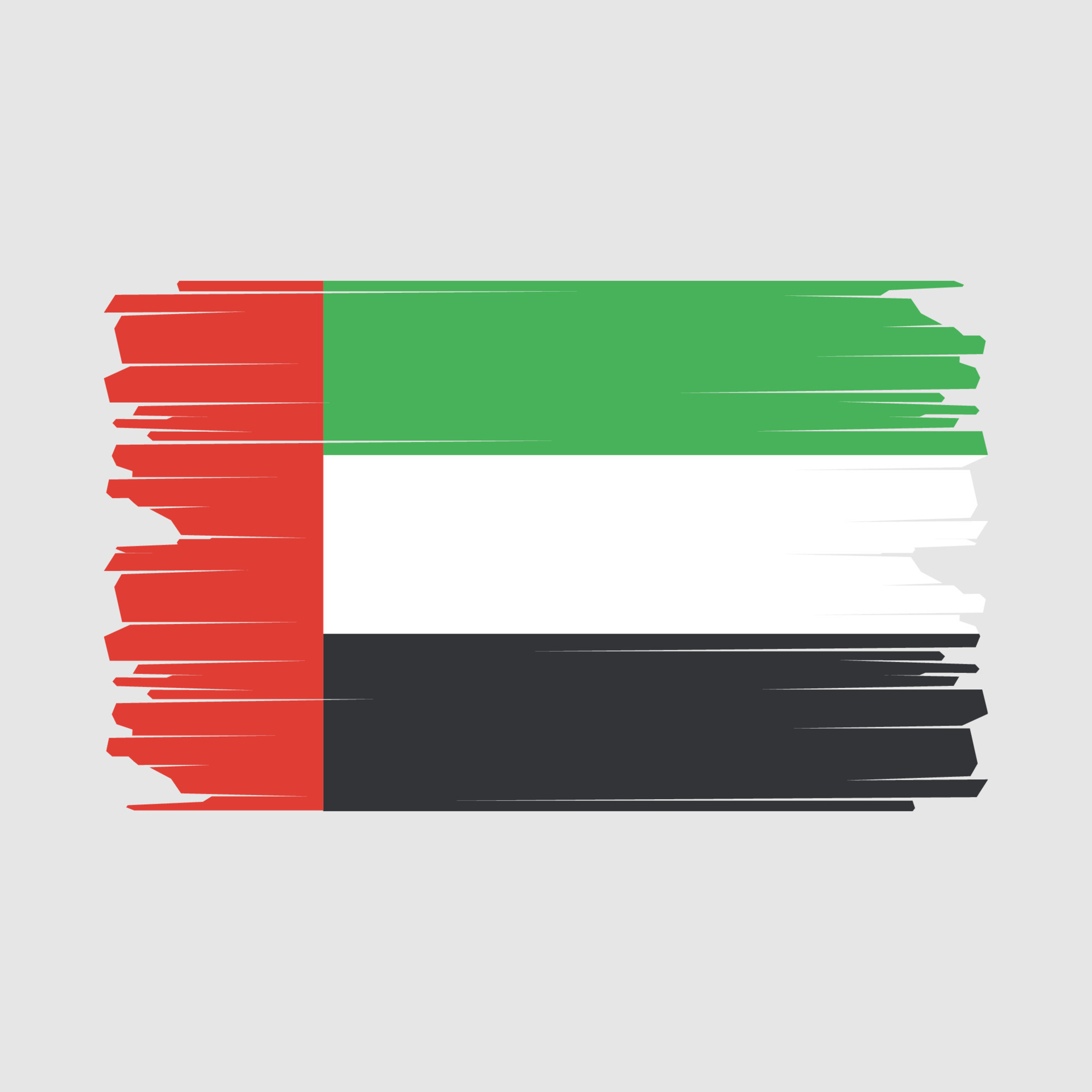 UAE Flag Illustration 21939382 Vector Art at Vecteezy