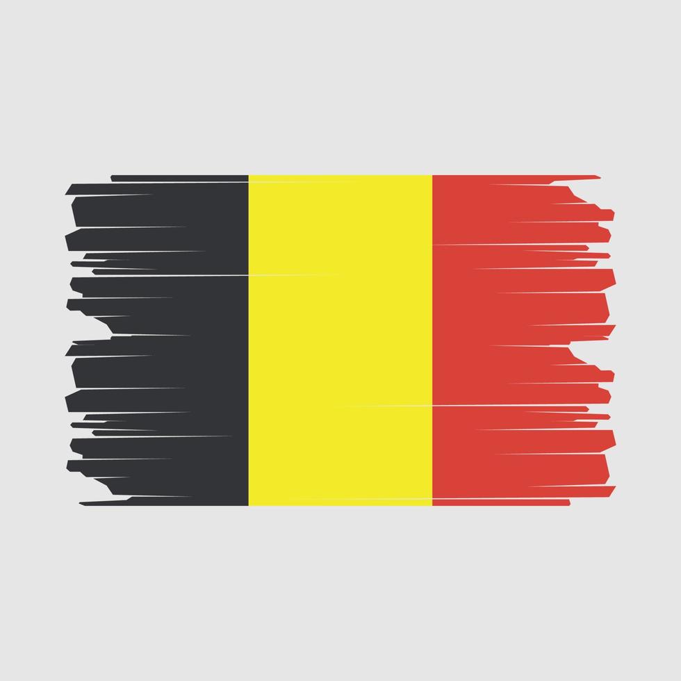 ilustración de la bandera de bélgica vector