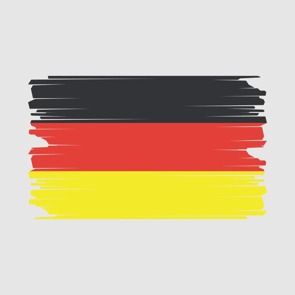 ilustración de la bandera de alemania vector