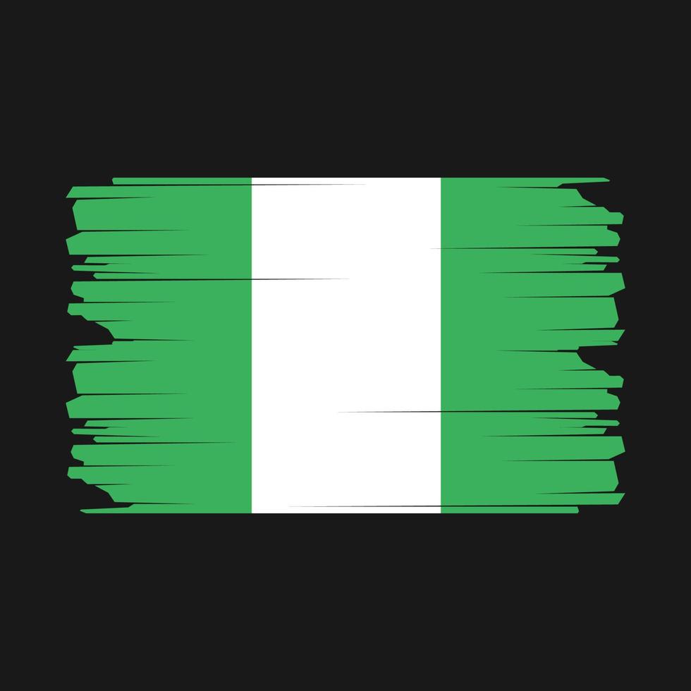 Nigeria Flag Illustration vector