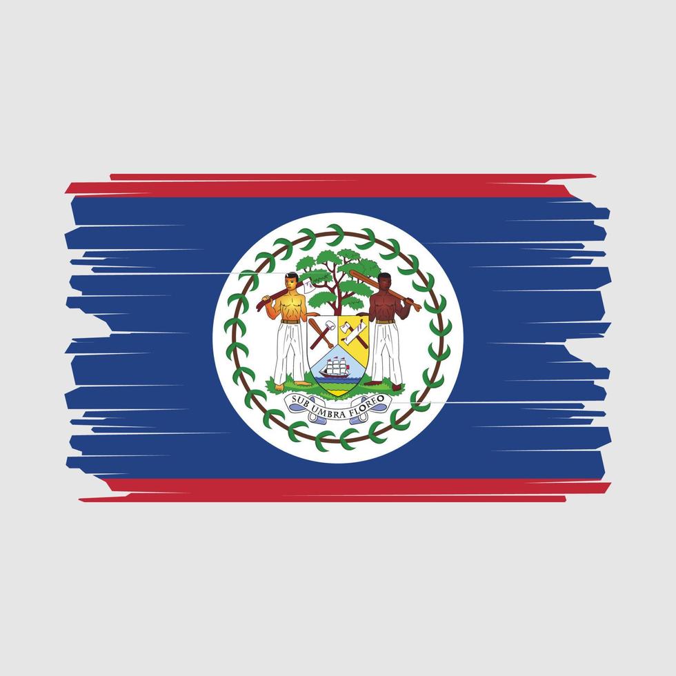 belice bandera ilustración vector