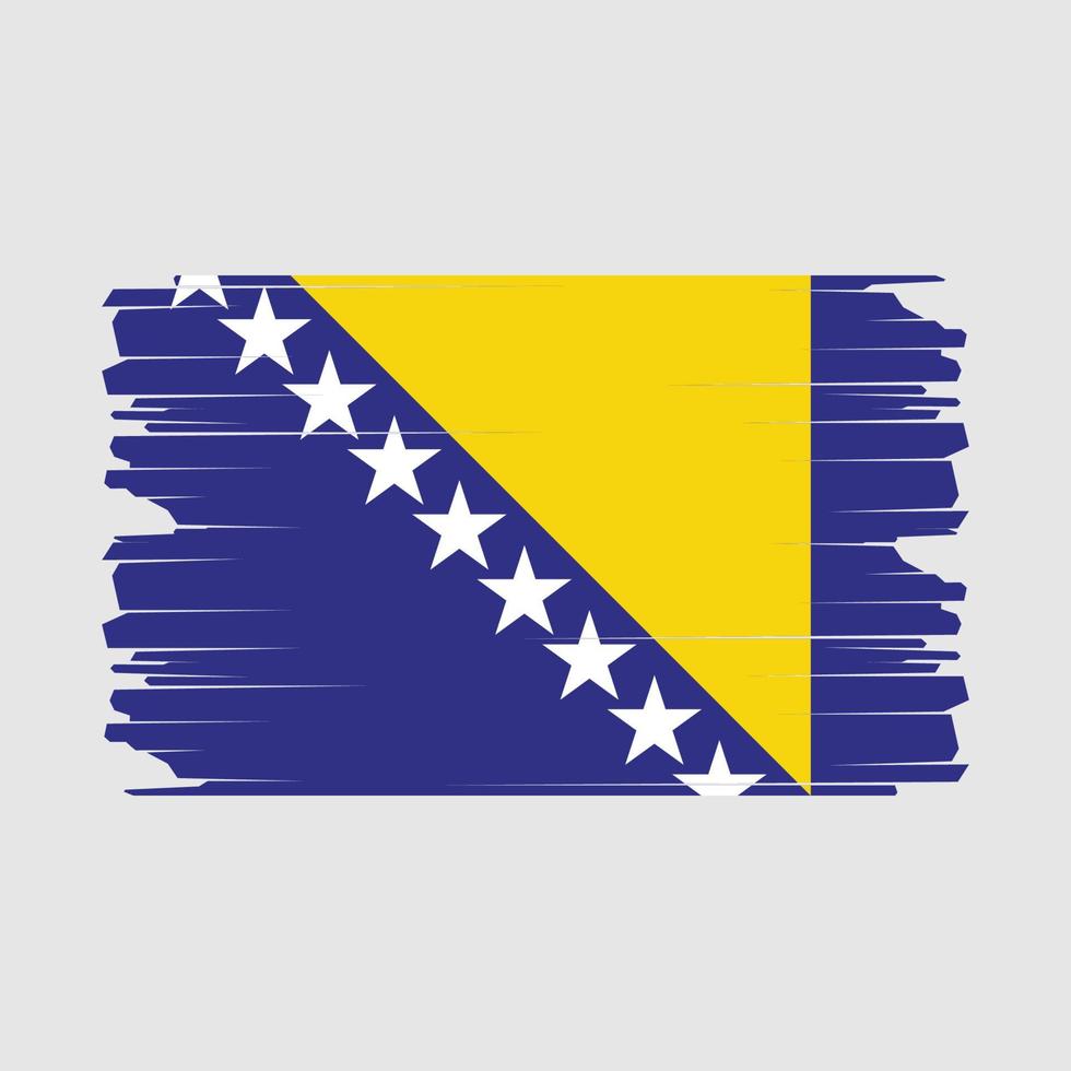 Bosnia Flag Illustration vector