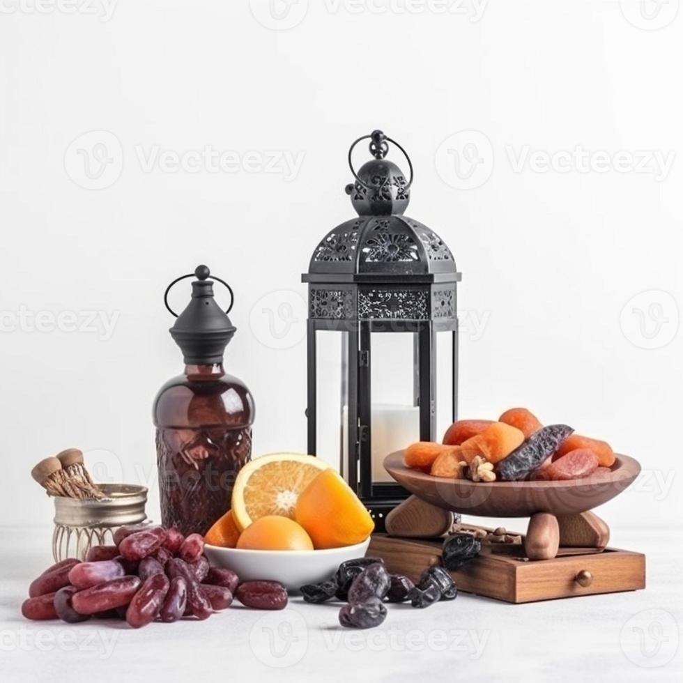 arabic islamic background ramadan kareem, eid mubarak AI photo