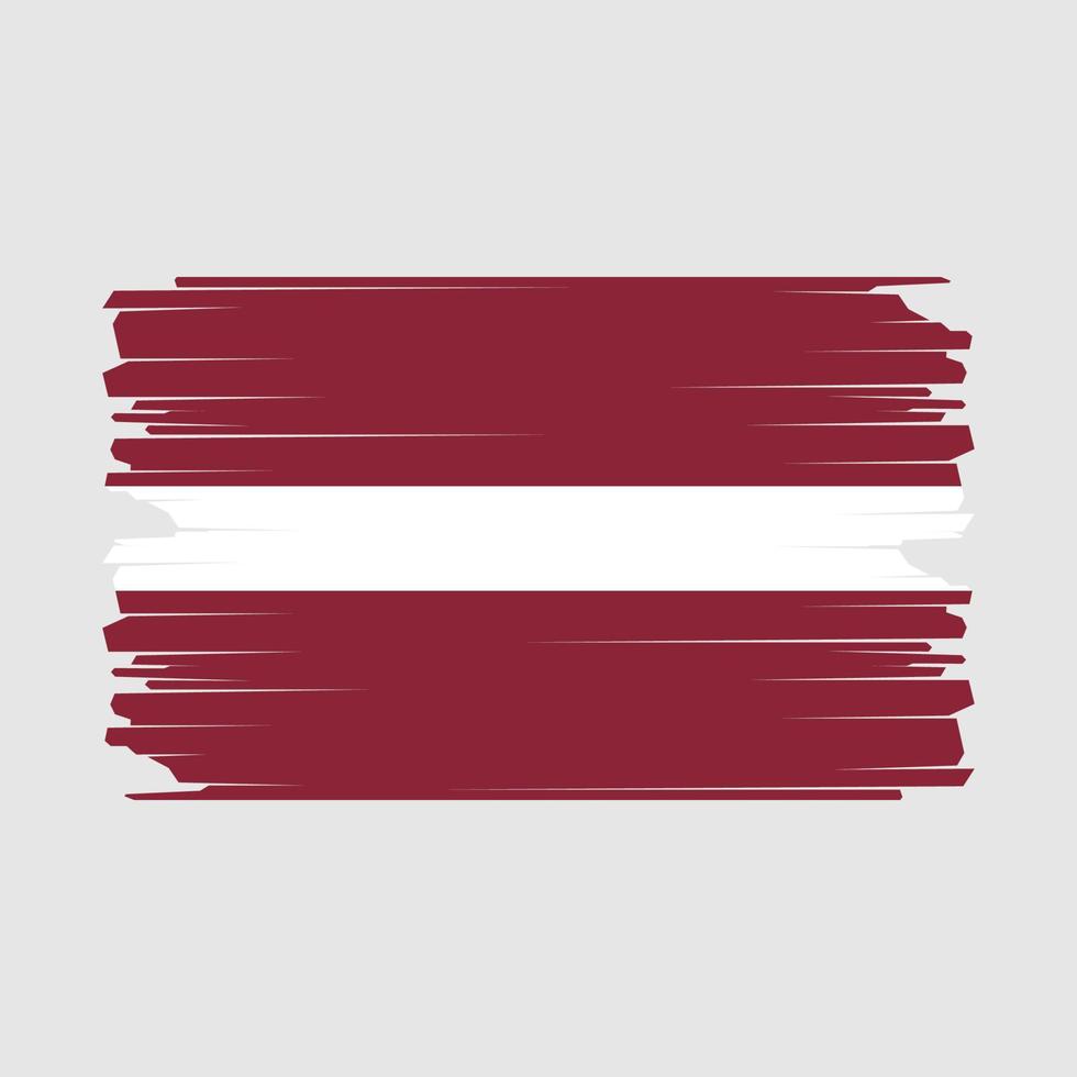 Latvia Flag Illustration vector