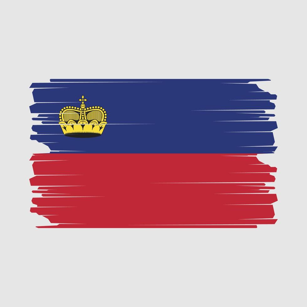 Liechtenstein Flag Illustration vector