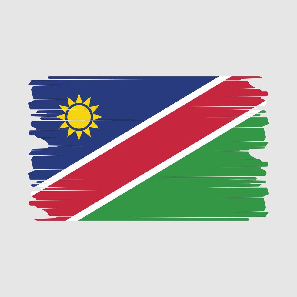 Namibia Flag Illustration vector