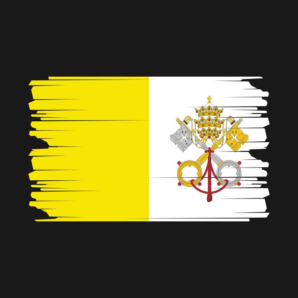 Vatican Flag Illustration vector