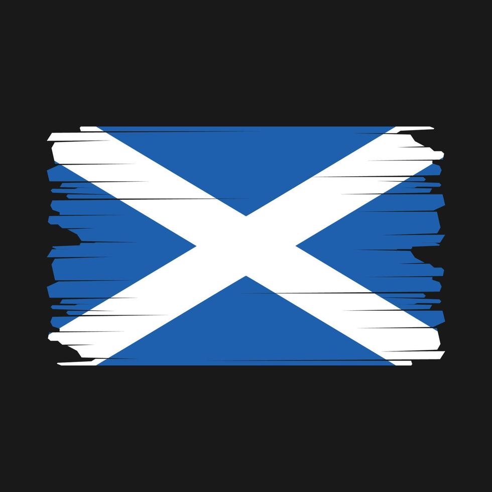 Scotland Flag Illustration vector