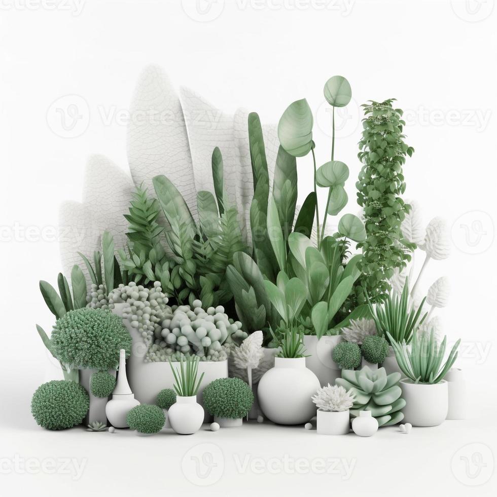 nature tree plant illustration AI photo