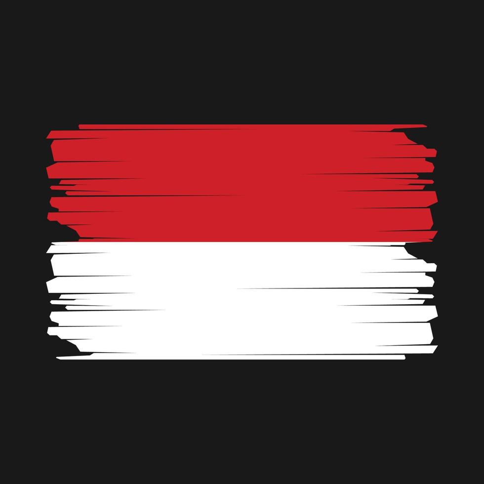 Monaco Flag Illustration vector