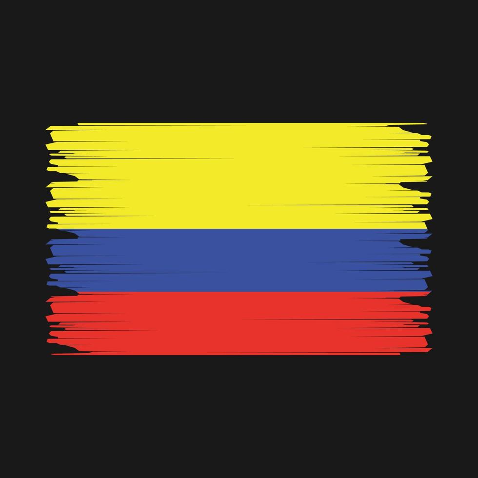 Colombia bandera ilustración vector