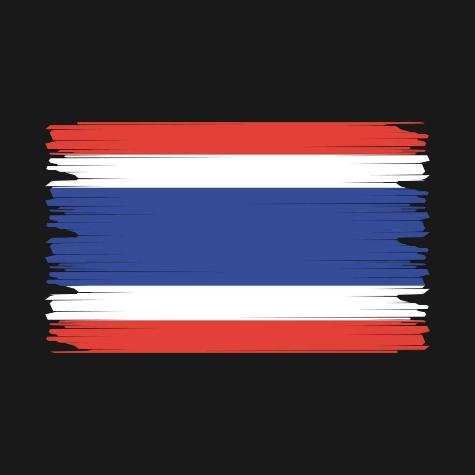 Thailand Flag Illustration vector