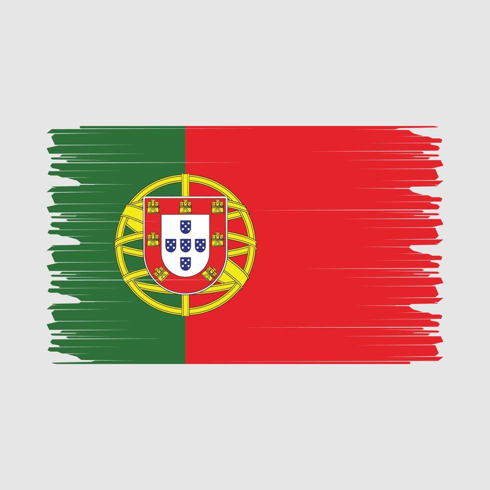 Portugal bandera ilustración vector