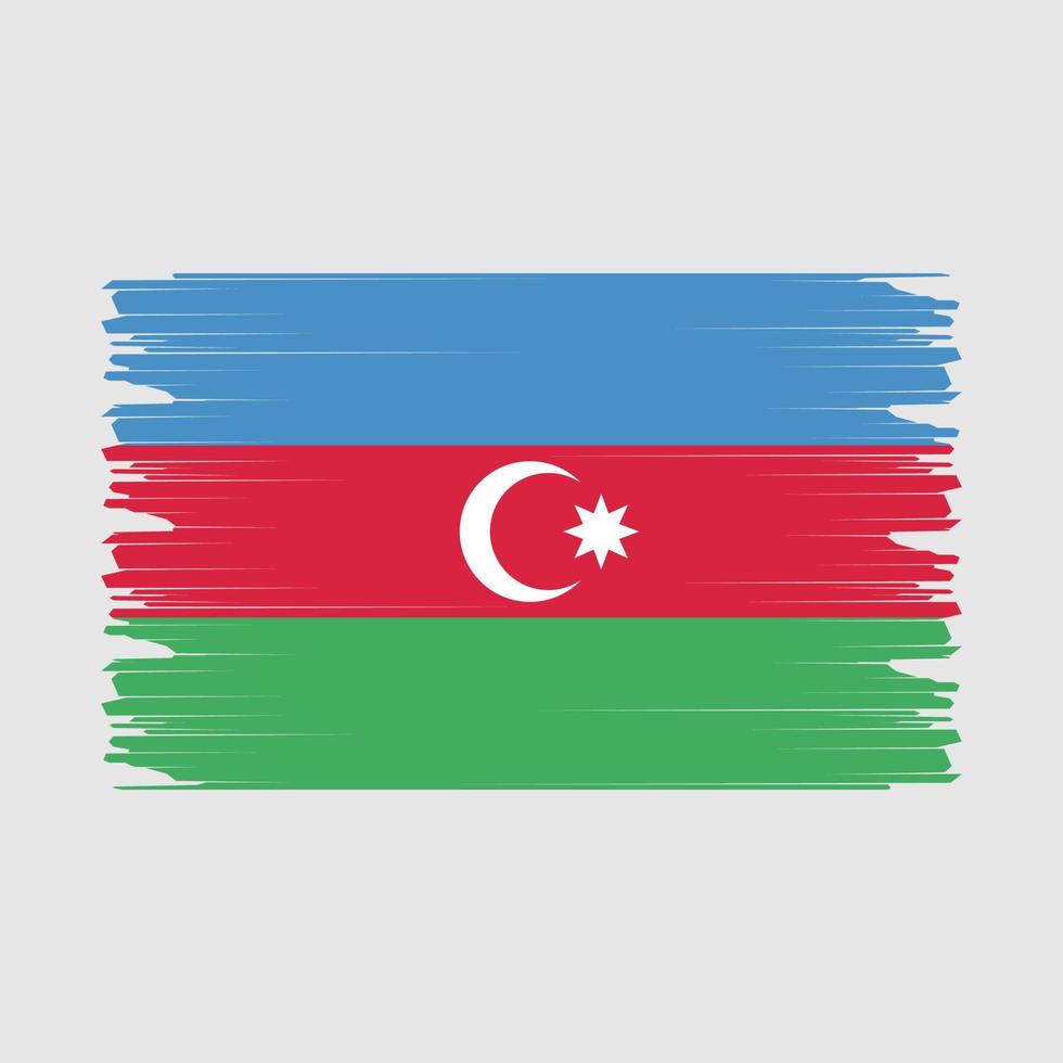 Azerbaijan Flag Illustration vector
