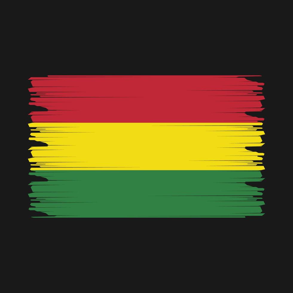 Bolivia  Flag Illustration vector