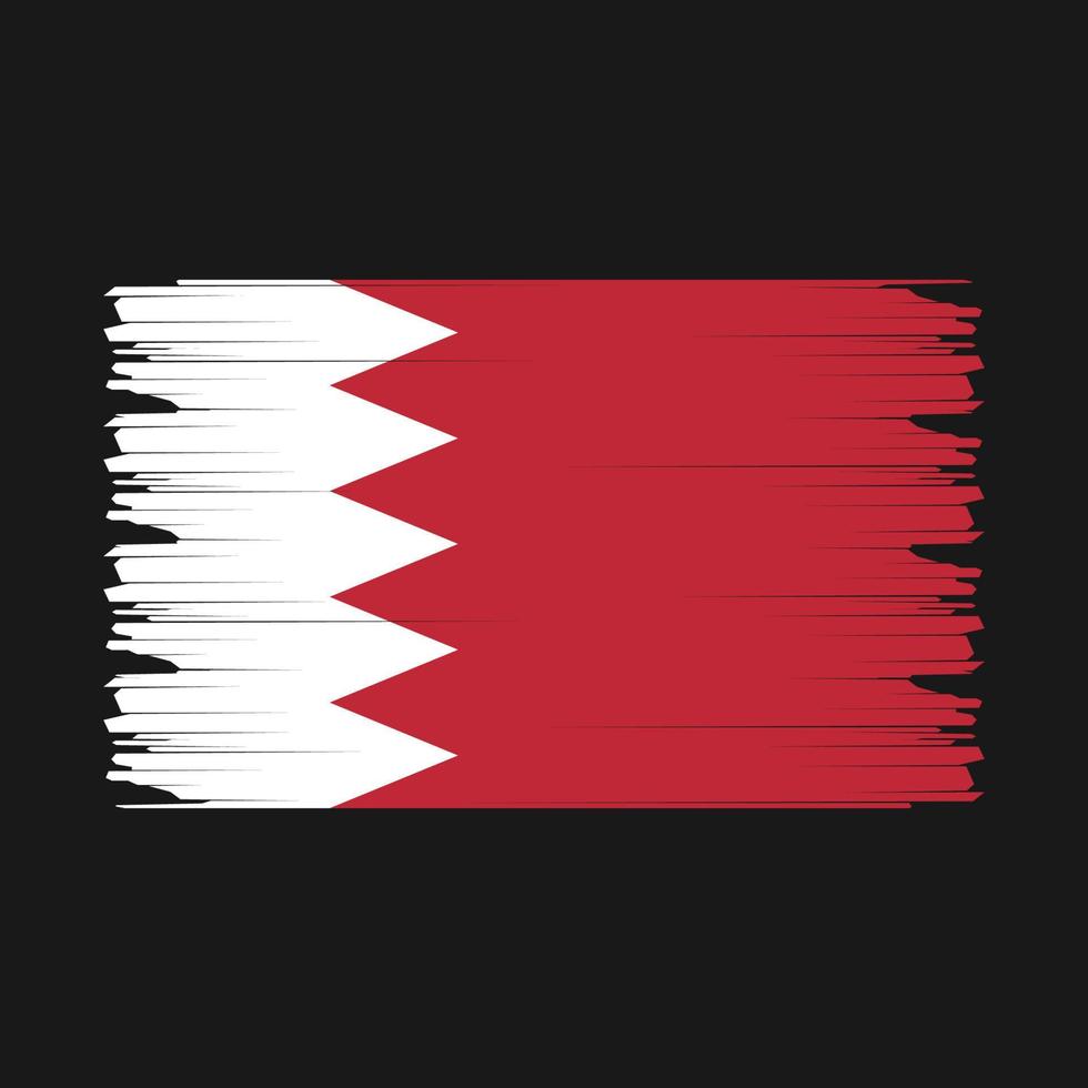 Bahrain Flag Illustration vector