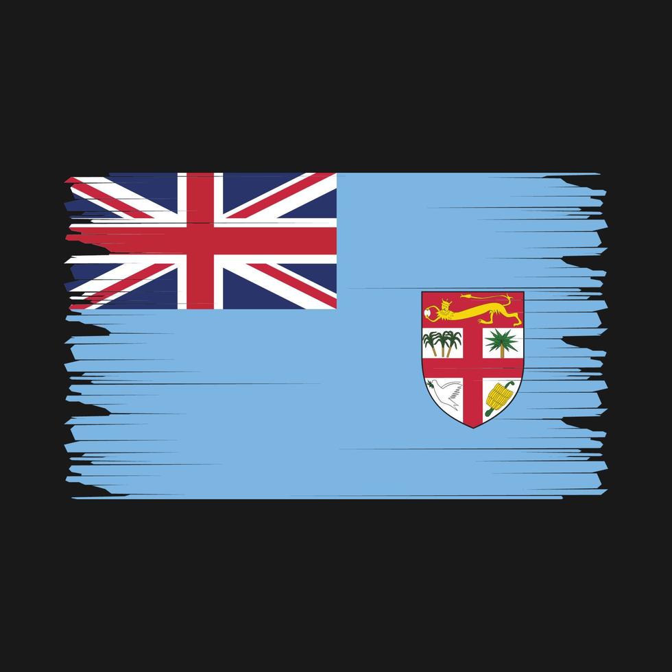 Fiji Flag Illustration vector