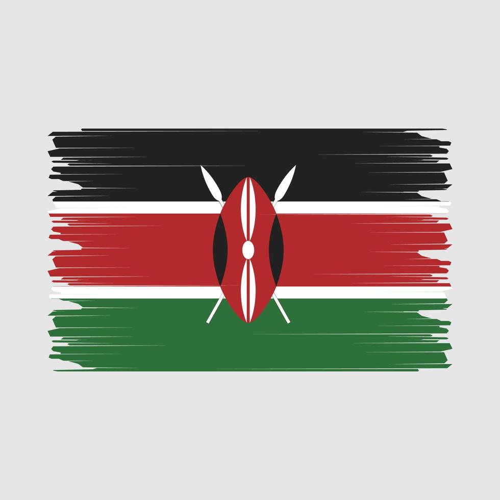 Kenya Flag Illustration vector