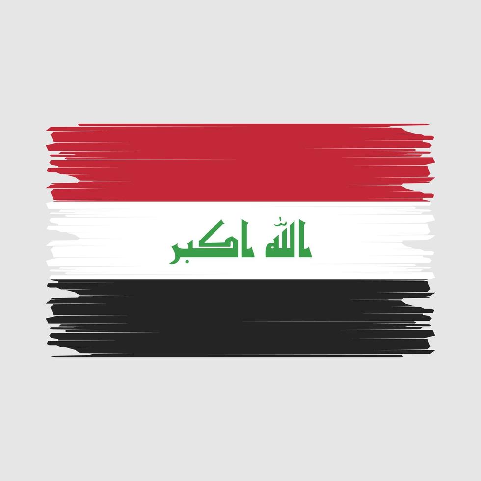 Irak bandera ilustración vector