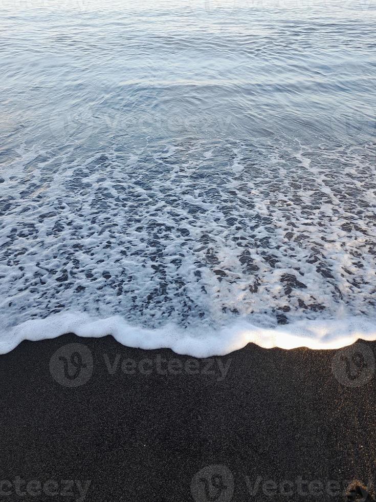 Morning atmosphere on a beach on the island of Lombok, Indonesia photo