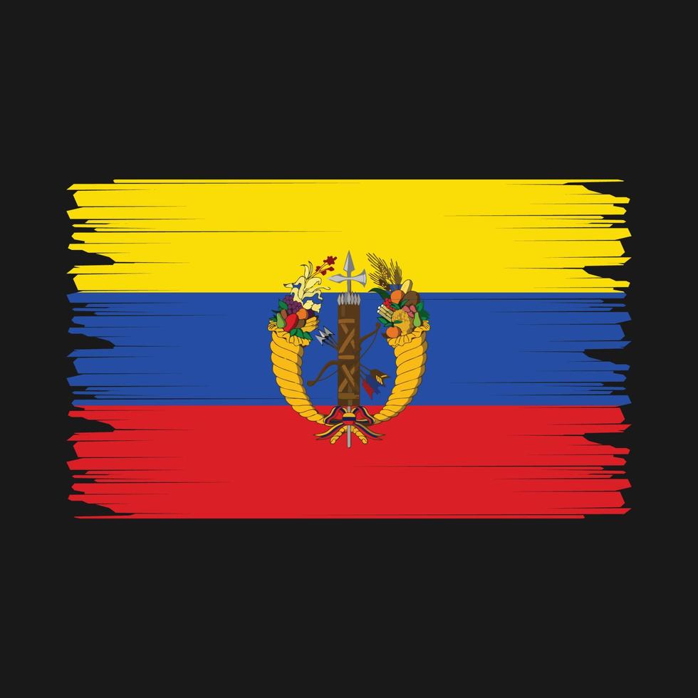 Colombia Flag Illustration vector