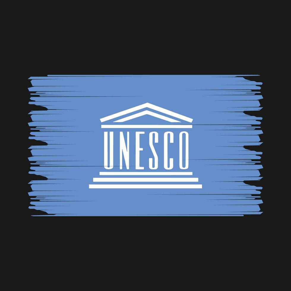 Unesco Flag Illustration vector