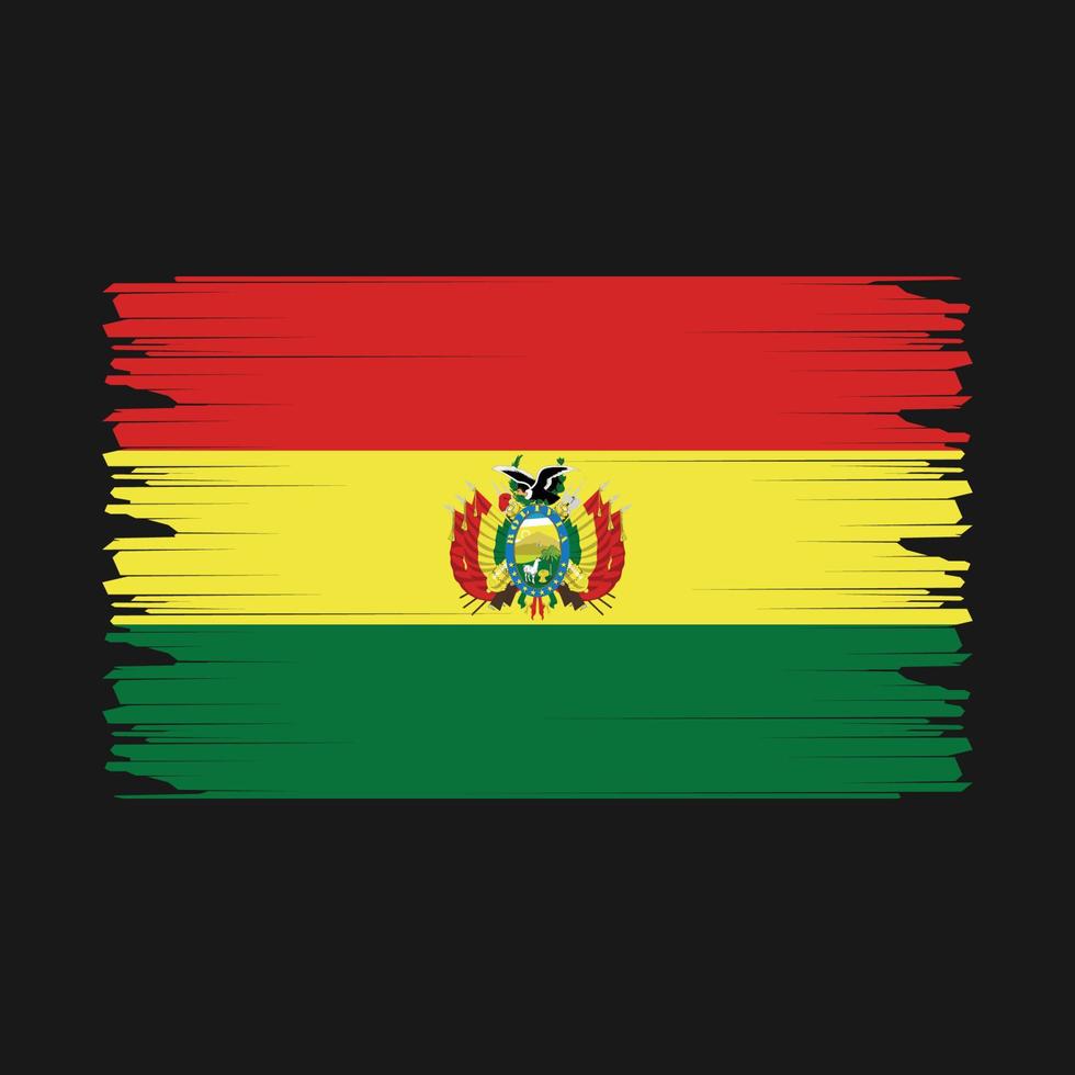 bolivia bandera ilustración vector