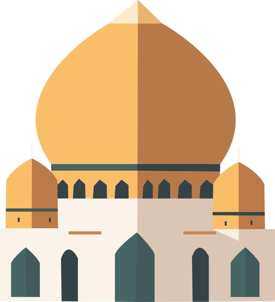 Ramadan Kareem mosque  icon vector