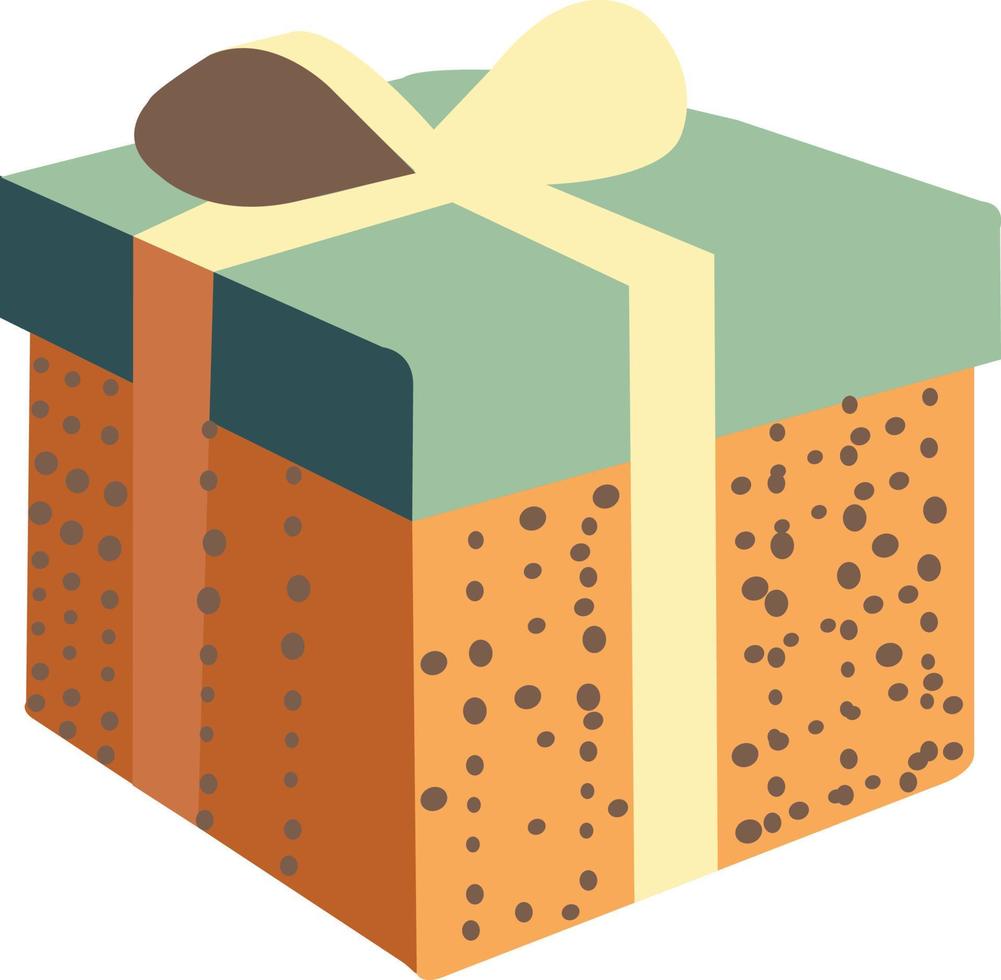 cumpleaños regalo caja icono vector