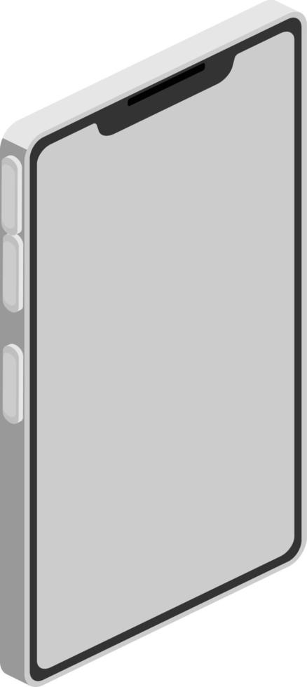 smart phone white background vector