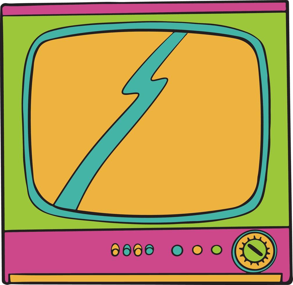 tubo televisión ilustración vector