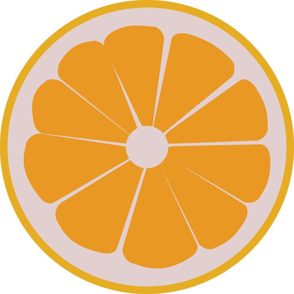 orange fruit clipart graphic design vector