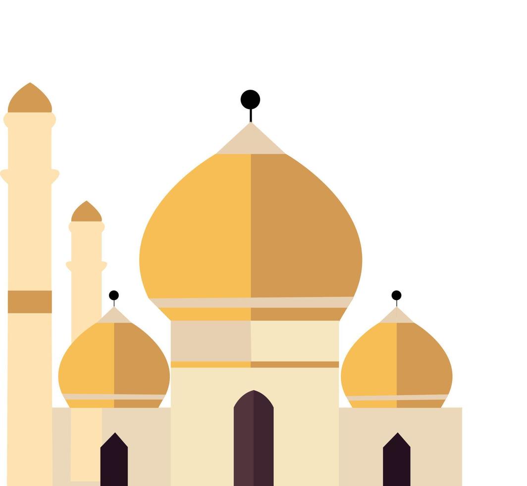 Islamic mosque icon vector