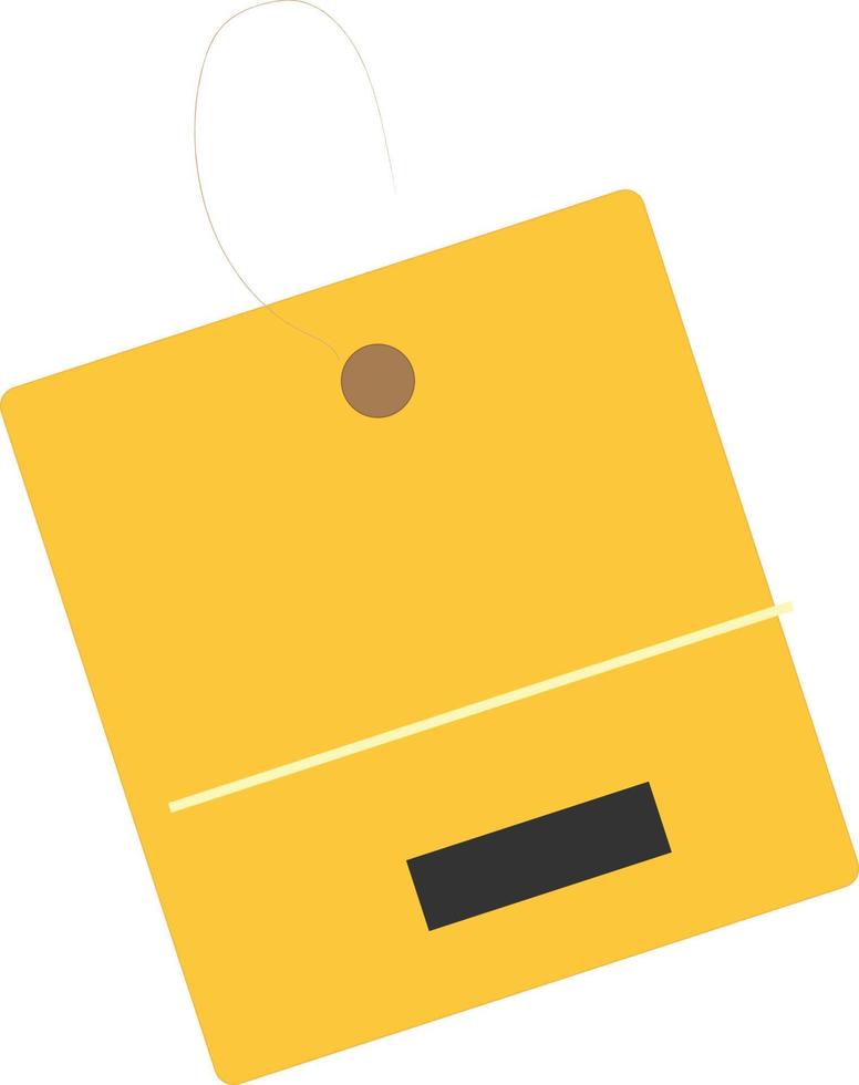 shopping bag simple graphics vector