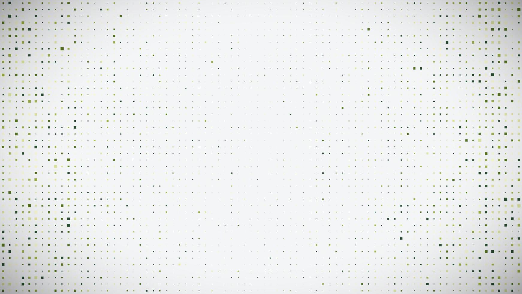 Abstract geometric background of squares. Green pixel background with empty space. Vector illustration.