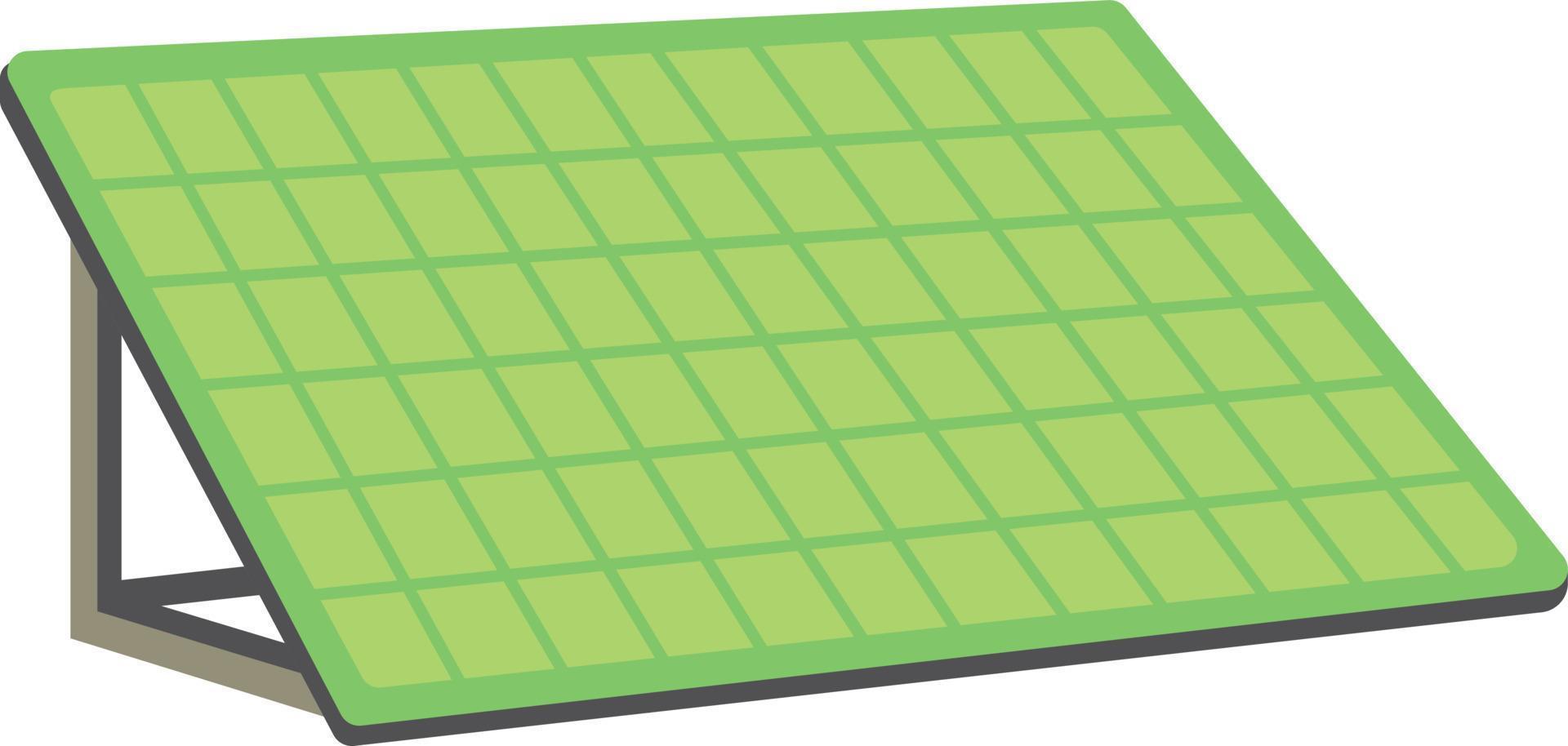 Solar panel roof illustration vector